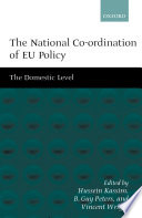 The national co-ordination of EU policy : the domestic level