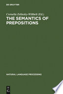 The semantics of prepositions : from mental processing to natural language processing