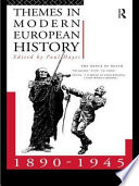 Themes in modern European history : 1890-1945