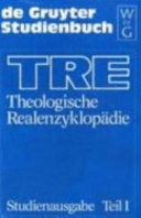 Theologische Realenzyklopädie : [Studienausgabe] : Teil I-II : Band 1-27+2