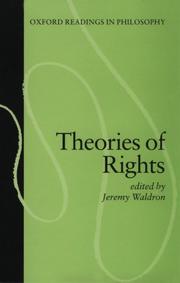 Theories of rights edited by J. Waldron
