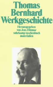 Thomas Bernhard Werkgeschichte