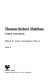 Thomas Robert Malthus : critical assessments