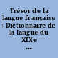 Trésor de la langue française : Dictionnaire de la langue du XIXe et du XXe siècles (1789-1960) : 12 : Natation-Pénétrer
