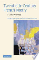 Twentieth-Century french poetry : a critical anthology