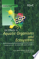 UV Effects in Aquatic Organisms and Ecosystems