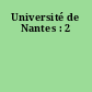 Université de Nantes : 2