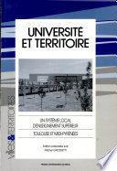 Université et territoire : un système local d'enseignement supérieur, Toulouse et Midi-Pyrénées