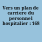 Vers un plan de carriere du personnel hospitalier : 168