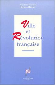 Ville et Révolution française : actes du colloque international, Lyon, mars 1993