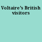 Voltaire's British visitors