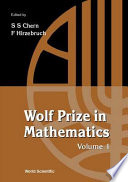Wolf prize in mathematics, vol. 1