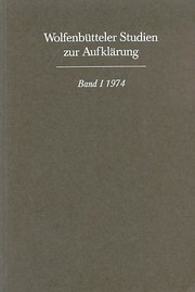 Wolfenbütteler Studien zur Aufklärung : 1 : Wolfenbüttel 1974