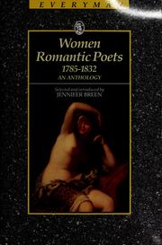 Women romantic poets, 1785-1832 : an anthology