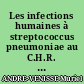 Les infections humaines à streptococcus pneumoniae au C.H.R. de Nantes : bilan sur 5 années