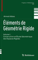 Éléments de géometrie rigide : Volume I : Construction et étude géométrique des espaces rigides