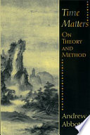 Time matters : on theory and method