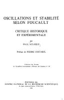 Oscillations et stabilité selon Foucault : critique historique et expérimentale
