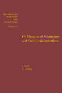 On measures of information and their characterizations