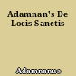 Adamnan's De Locis Sanctis