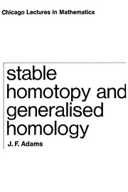Stable homotopy and generalised homology