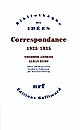 Correspondance : 1925-1935