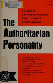 The Authoritarian personality