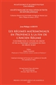 Les régimes matrimoniaux en Provence à la fin de l'Ancien régime : contribution à l'étude du droit et de la pratique notariale en pays de droit écrit