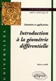 Géométrie et applications : introduction à la géométrie différentielle