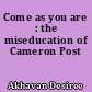 Come as you are : the miseducation of Cameron Post