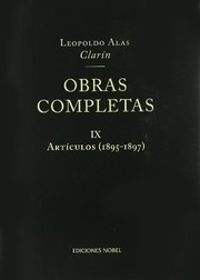 Obras completas : IX : Artículos, 1895 - 1897