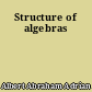 Structure of algebras