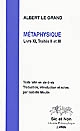 Métaphysique : Livre XI : Traités II et III : texte latin et traduction française en vis-à-vis