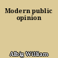 Modern public opinion