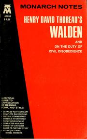 Henry David Thoreau's Walden : and On the duty of civil disobedience