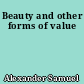 Beauty and other forms of value