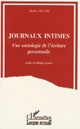 Journaux intimes : une sociologie de l'écriture personnelle