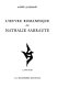 L'Oeuvre romanesque de Nathalie Sarraute