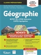 Géographie : BCPST-TB, CPGE Littéraires, CAPES-Agrégation : mémento, commentaires de cartes topographiques, résumés des notions, sujets types