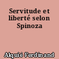 Servitude et liberté selon Spinoza