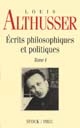 Ecrits philosophiques et politiques : Tome 1