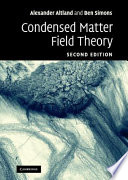 Condensed matter field theory
