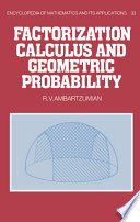 Factorization calculus and geometric probability