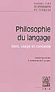Philosophie du langage : [2] : Sens, usage et contexte