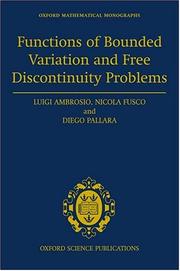 Functions of bounded variation and free discontinuity problems