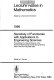 Sensitivity of functionals with applications to engineering sciences : proceedings of a special session of the American Mathematical Society Spring Meeting held in New York City, May 1983