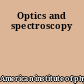 Optics and spectroscopy