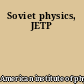Soviet physics, JETP