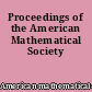 Proceedings of the American Mathematical Society