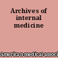 Archives of internal medicine